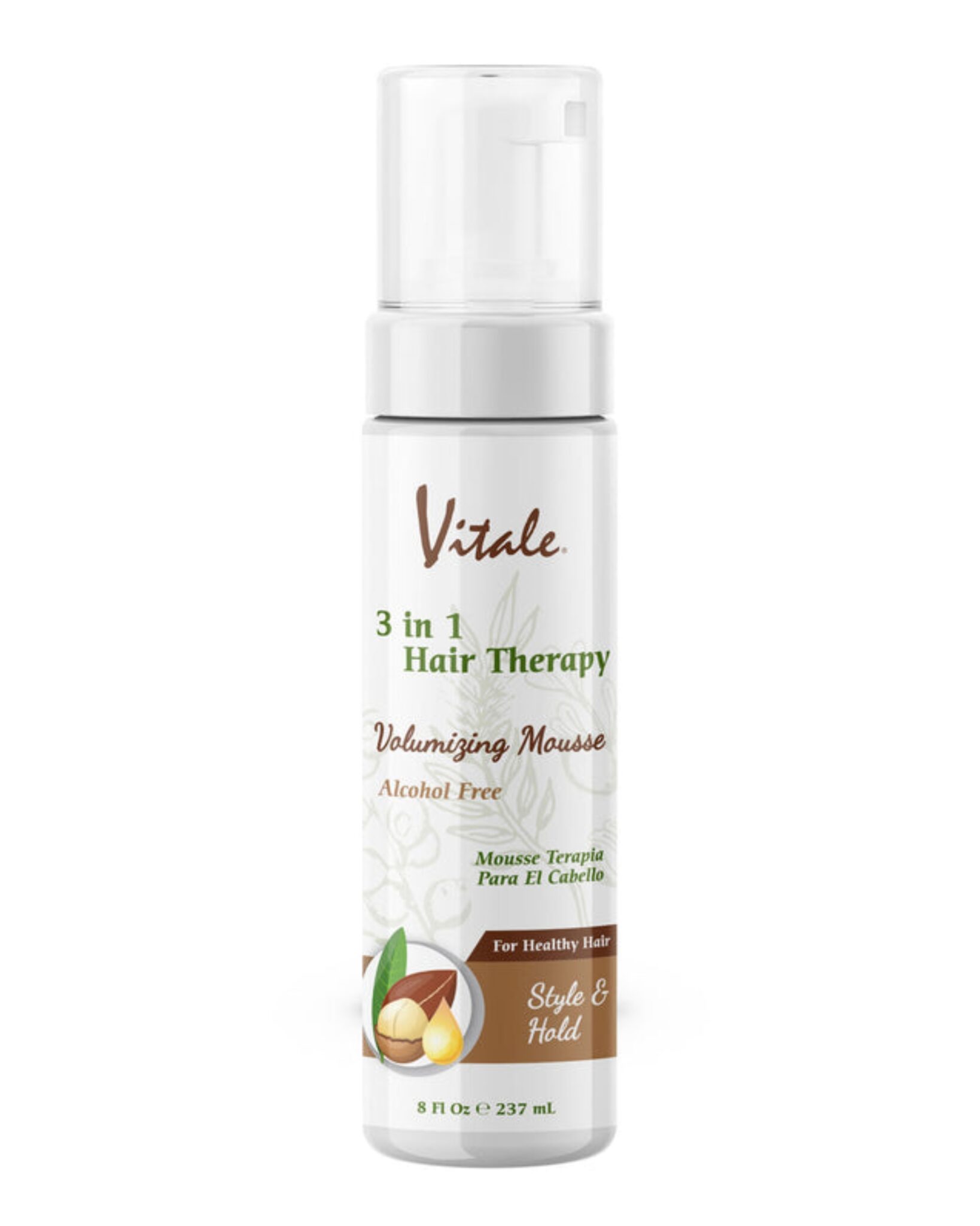 Vitale 3 in 1 Hair Therapy Volumizing Mousse – Natural Hair Avenue