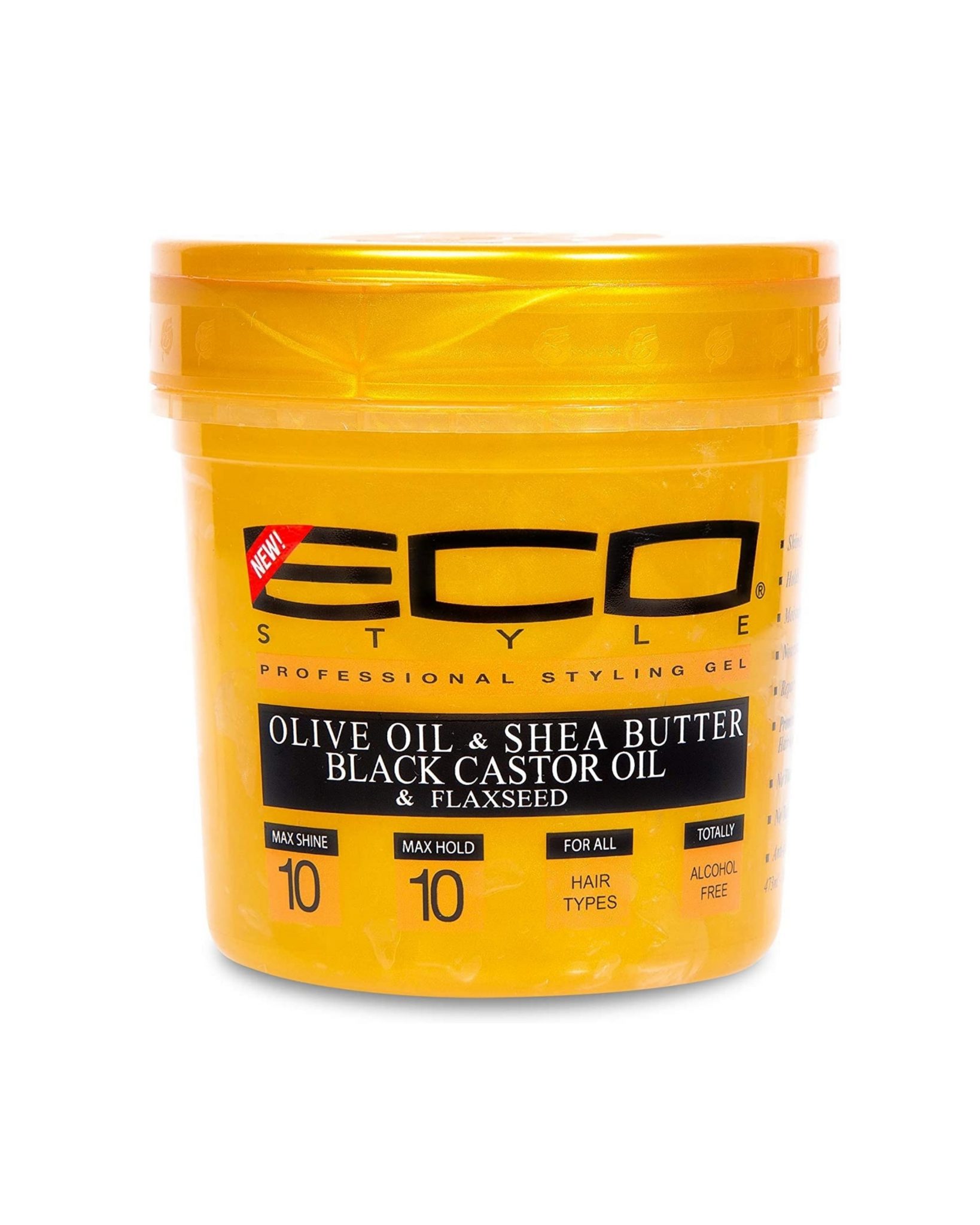Eco Styler Gold Styling Gel (with Olive oil, Shea Butter, Black Castor Oil  & Flaxseed) – 16Oz & 32Oz – Natural Hair Avenue